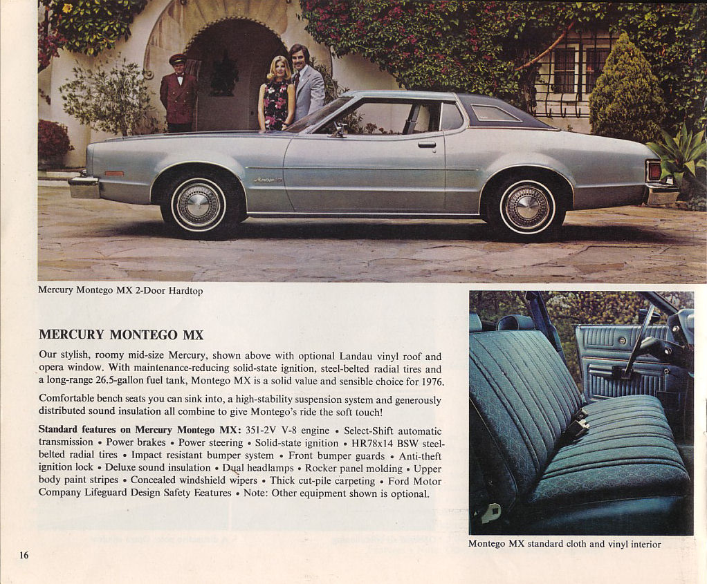 1976 Lincoln Mercury Brochure Page 18